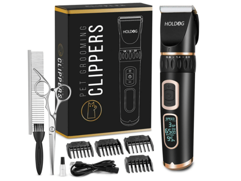 Holdog Professional Heavy Duty Dog Grooming Clipper 