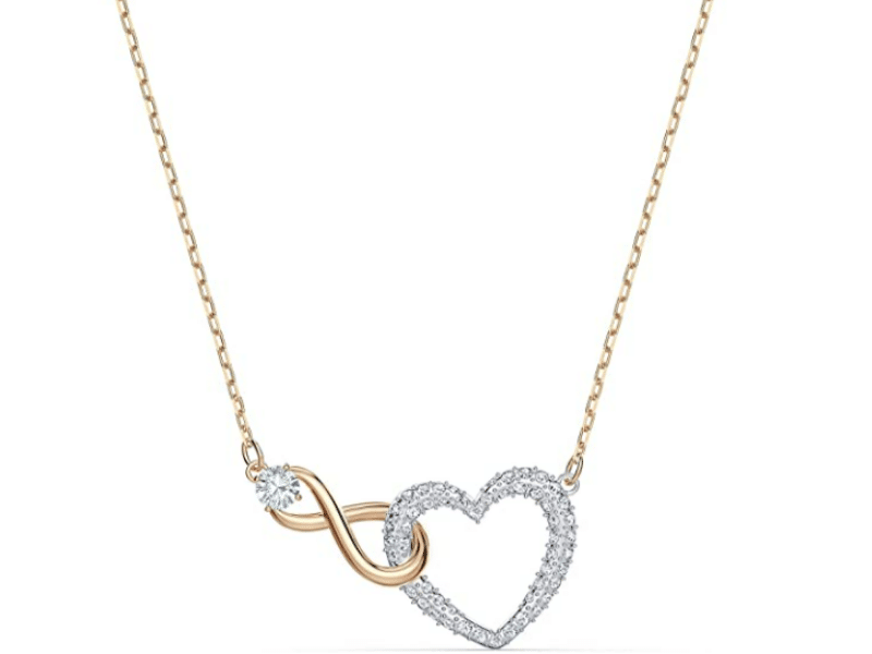 SWAROVSKI Women's Infinity Heart Necklace